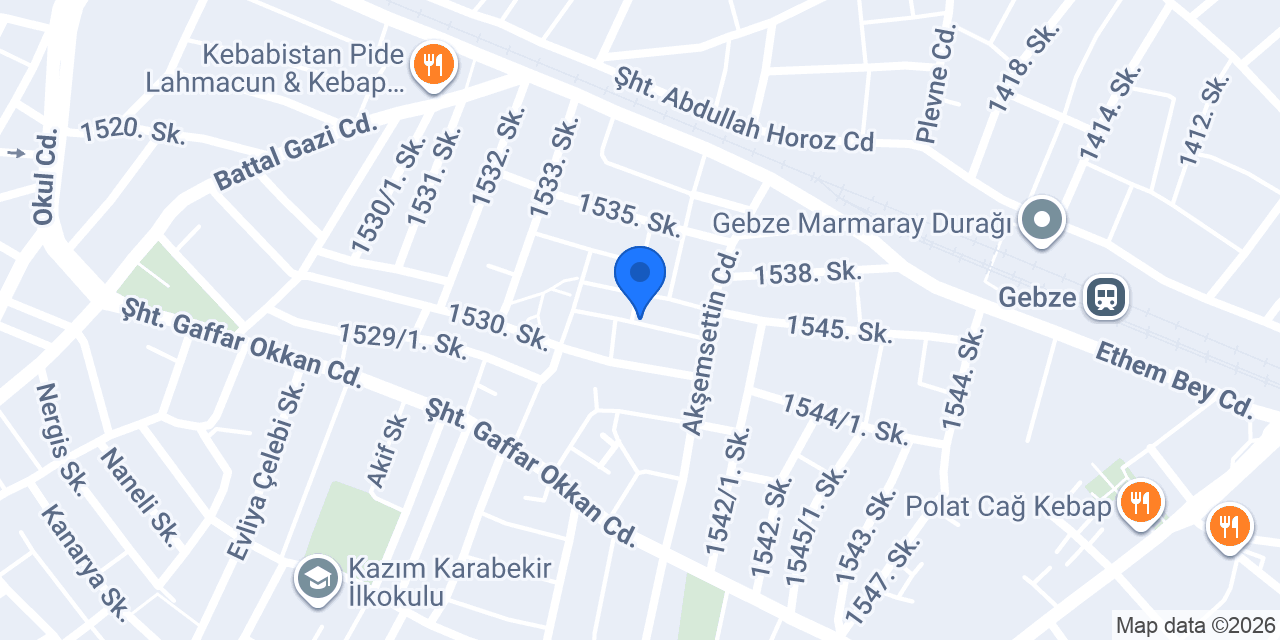 Darıca Elektrikçi Seven Elektrik konumu