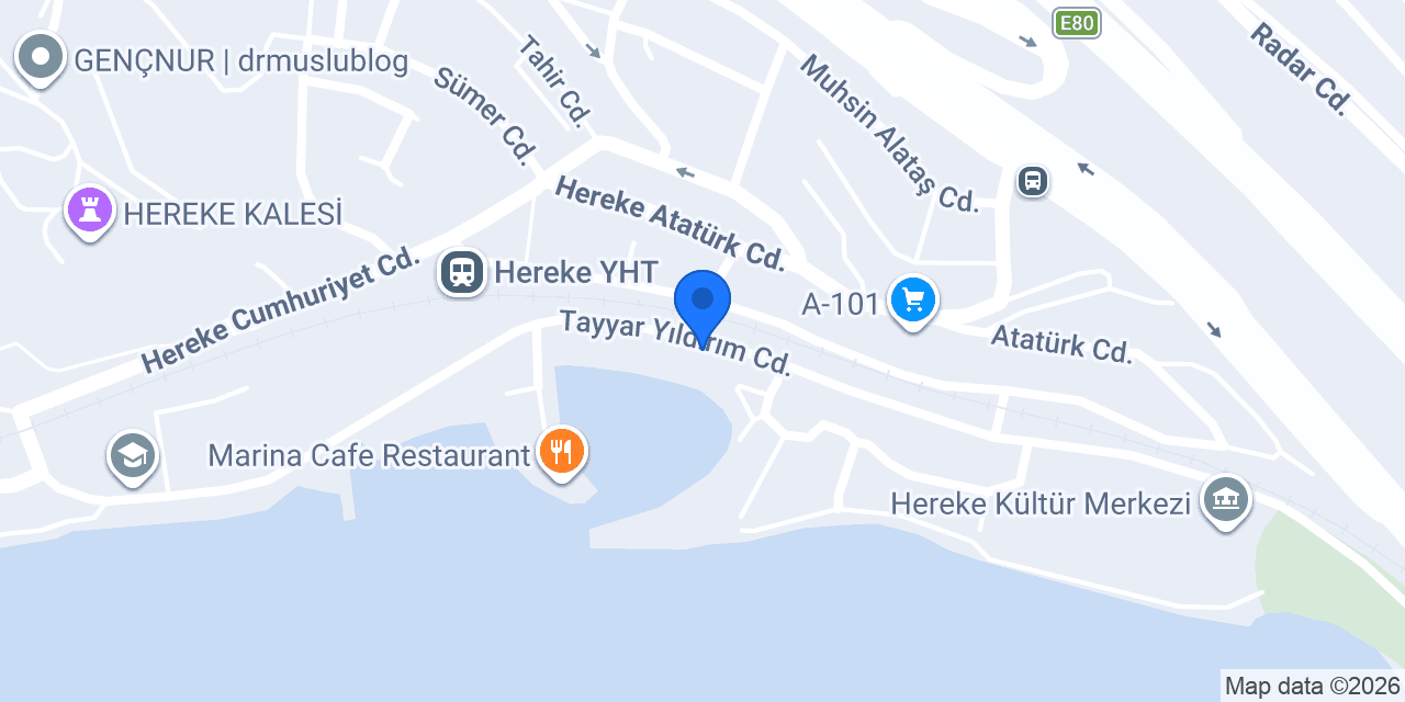 Mercan Balik Restaurant konumu