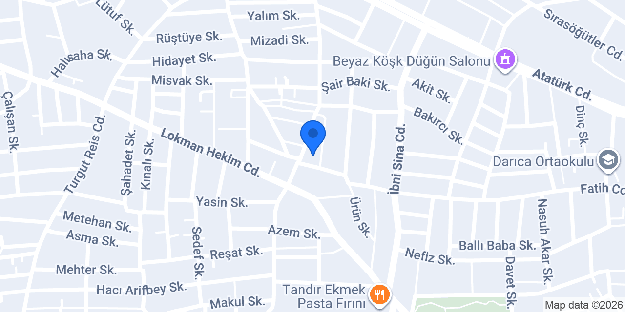 OMF GEBZE İŞ ELBİSELERİ konumu