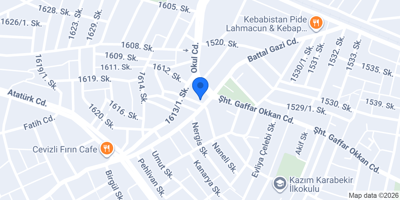 Vali Döner Darıca konumu