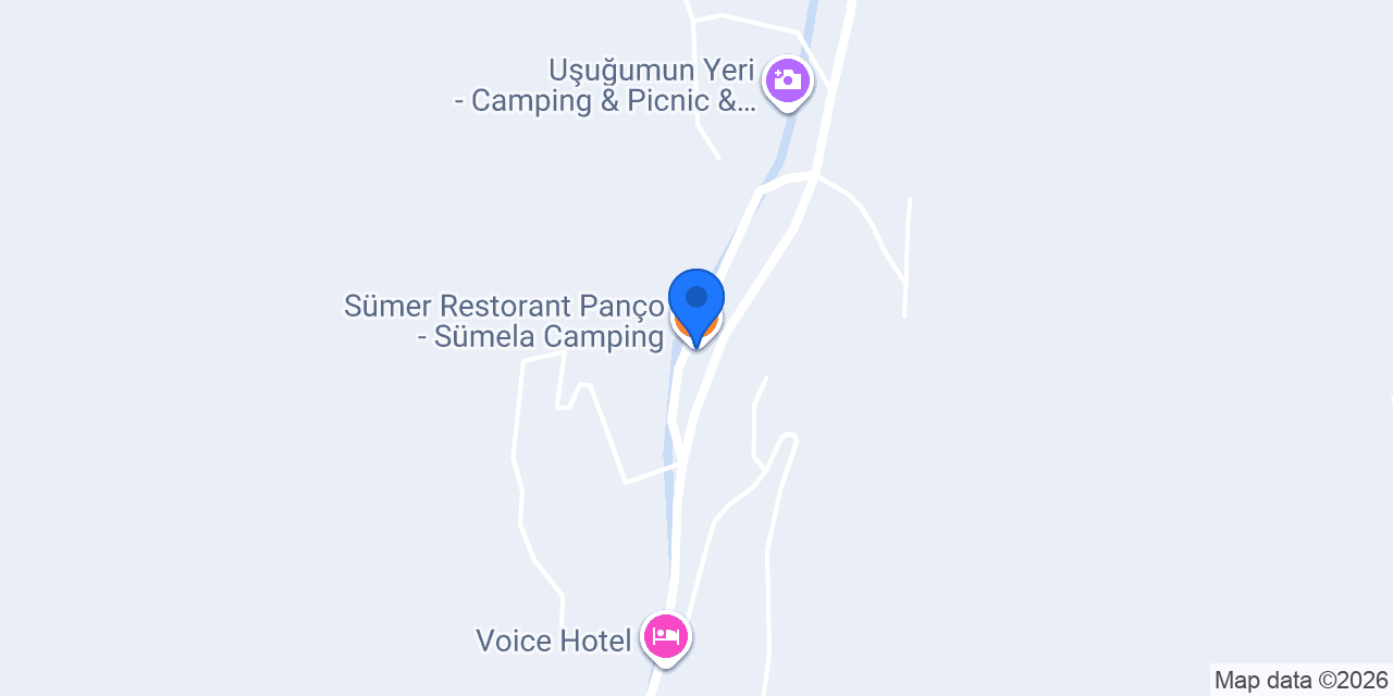 Sümer Restorant Panço - Sümela Camping konumu