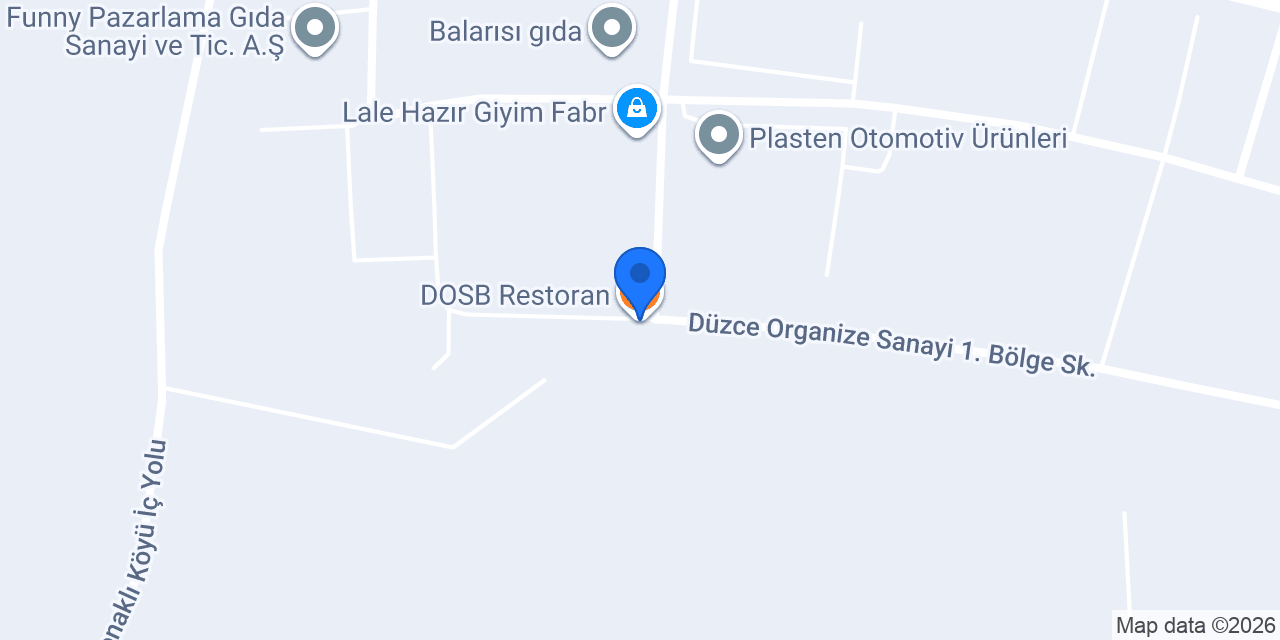 DOSB Restoran konumu