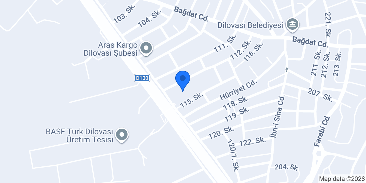 Taşkın İnşaat Malzemeleri konumu