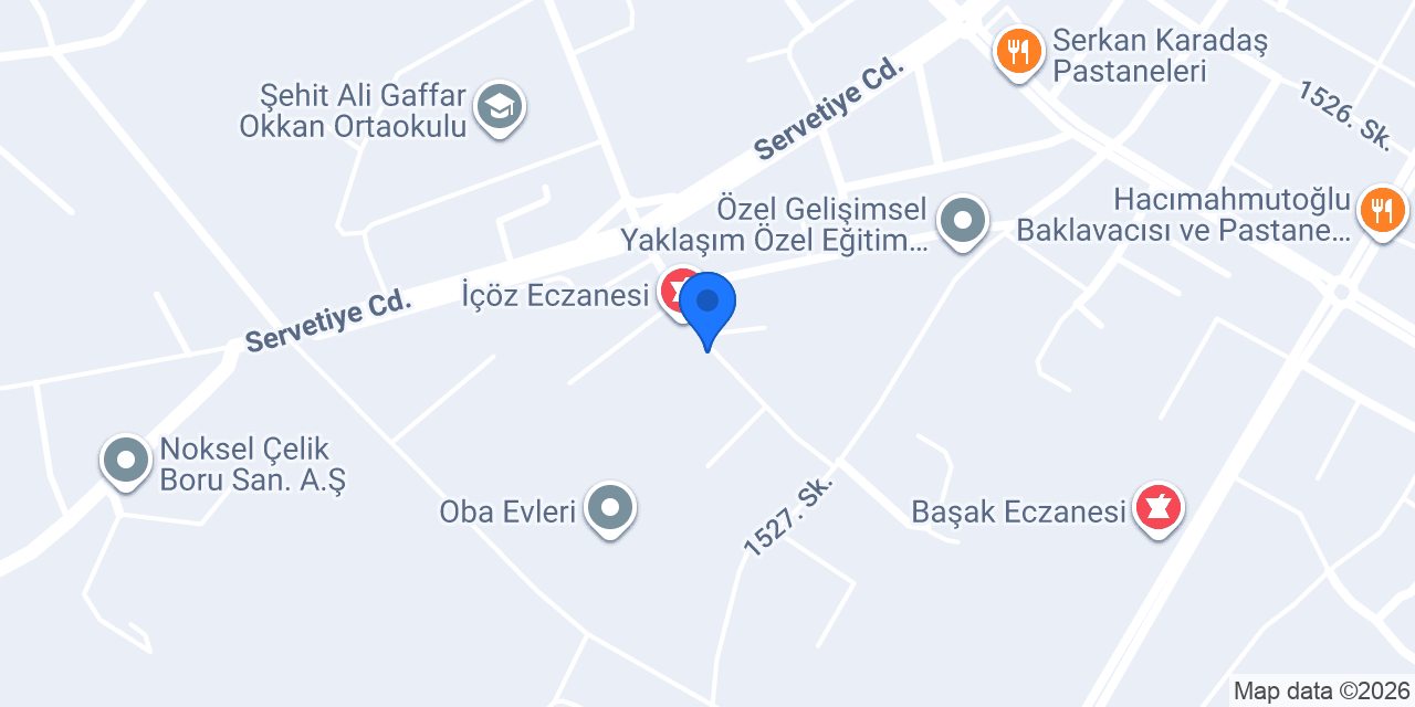 OBA LEZZET APERATİF konumu