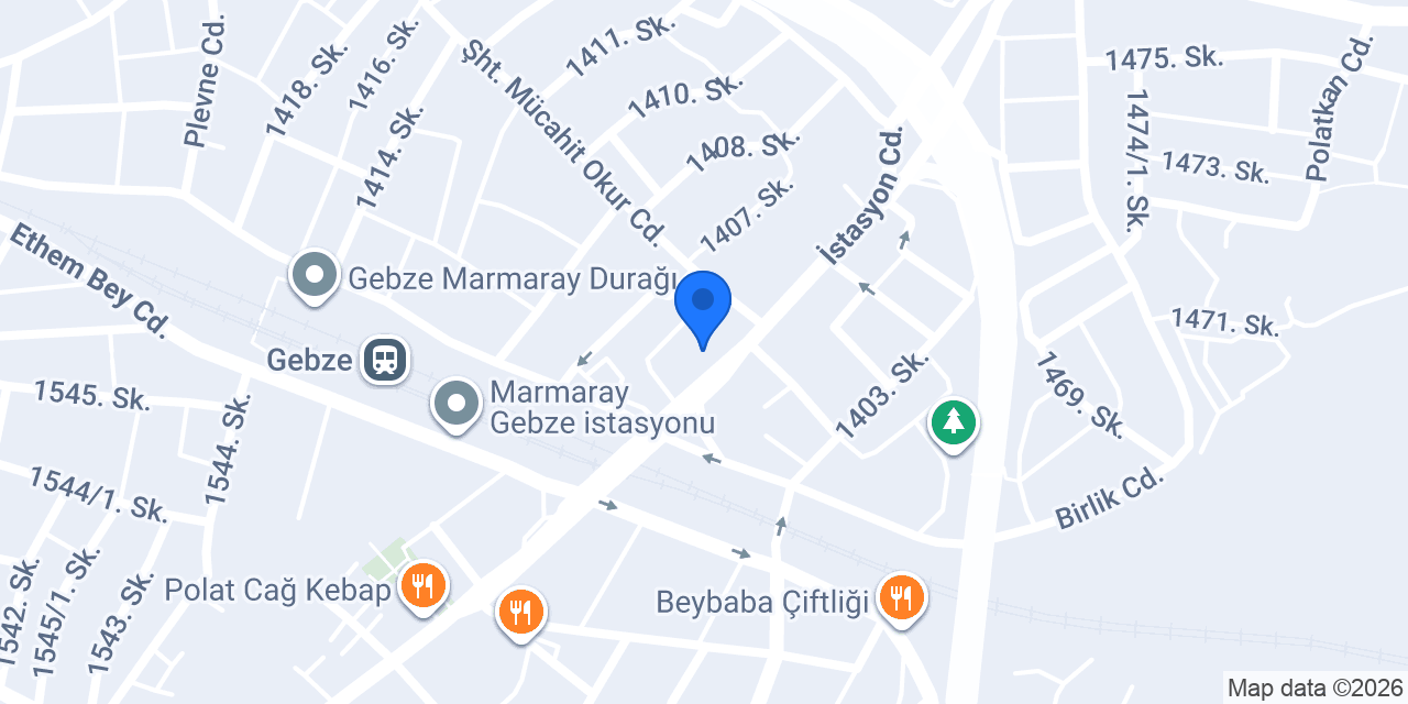 Blue Marin Yapi Malzemeleri konumu