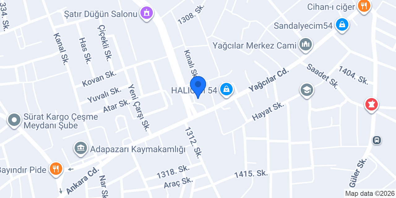 Başpehlivan Sakarya Otogaz konumu