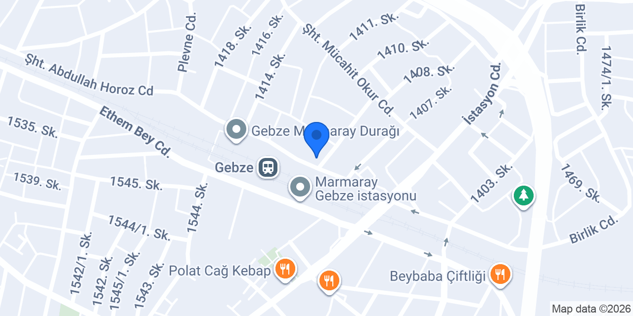 Marmaray Börek & Cafe konumu