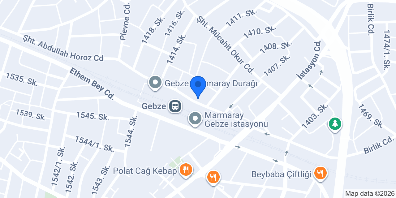 Yeni Engin Pastanesi konumu