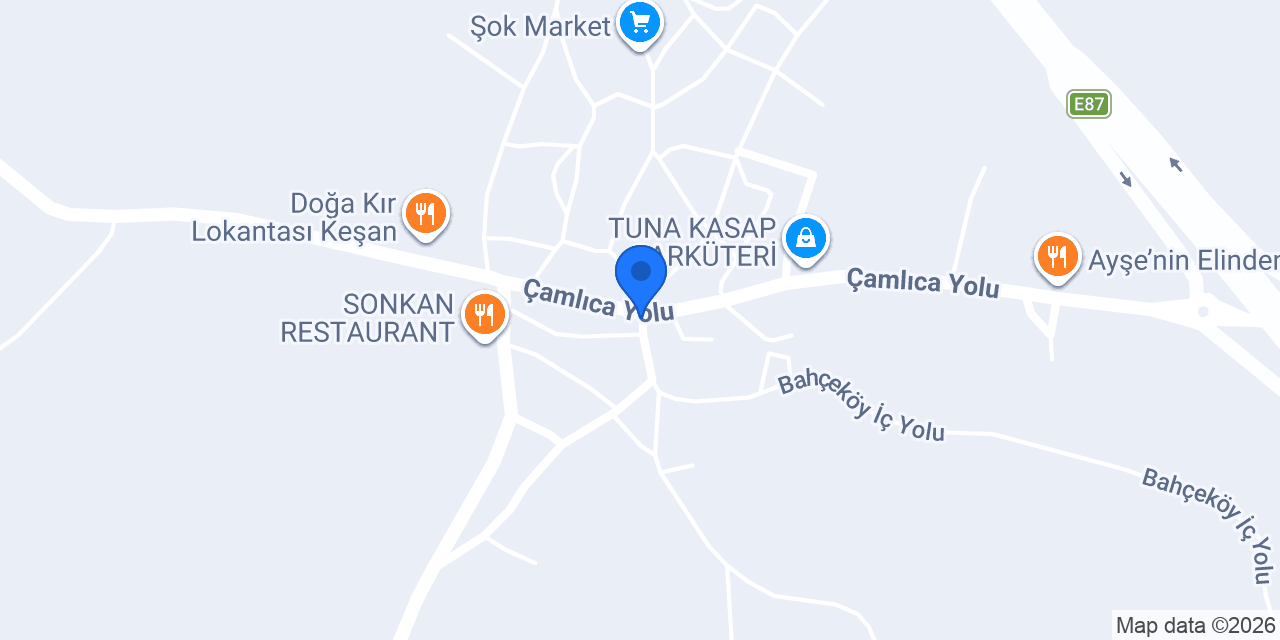 Bahçeköy Manav konumu