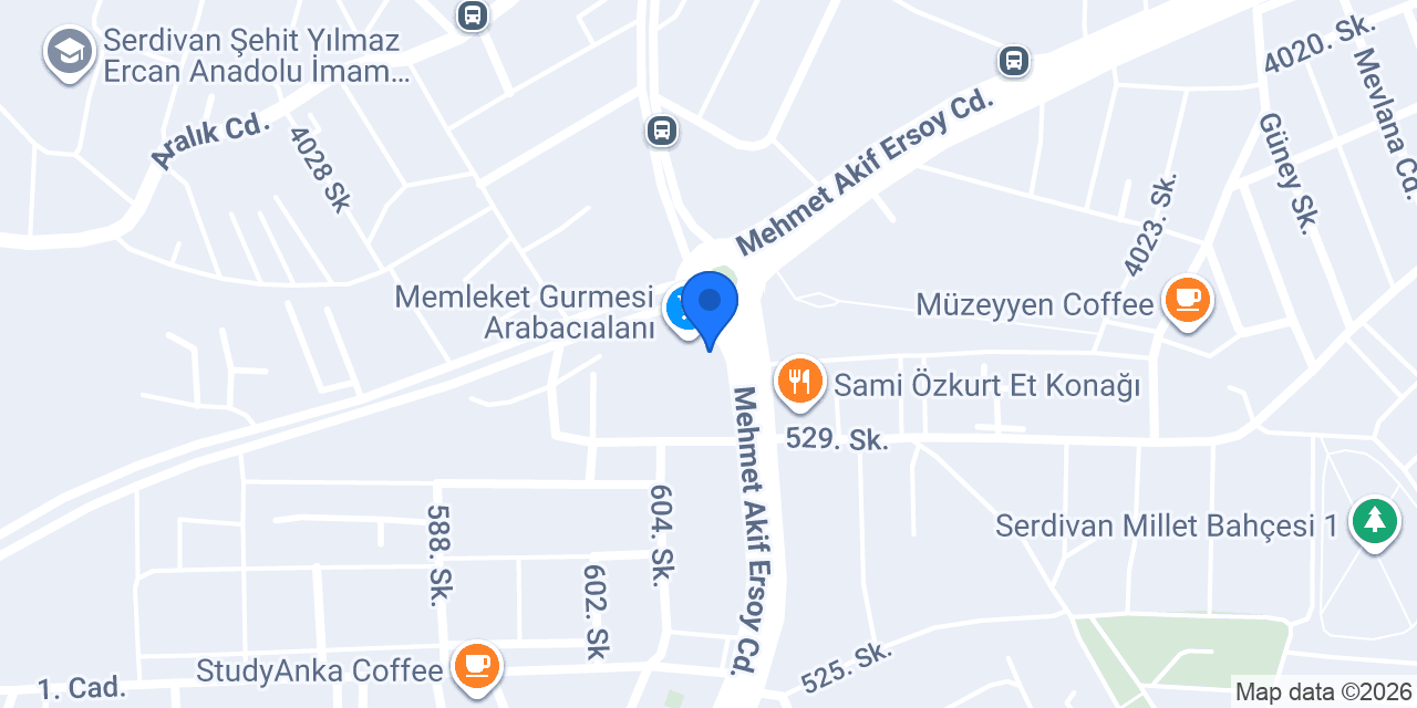 Uzm. Dr. Kevser Asena Çakan Başerdem konumu