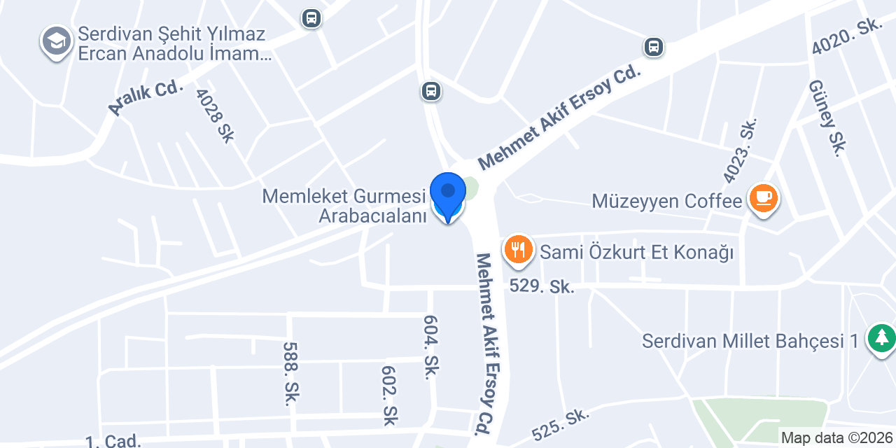 Memleket Gurmesi Arabacıalanı konumu