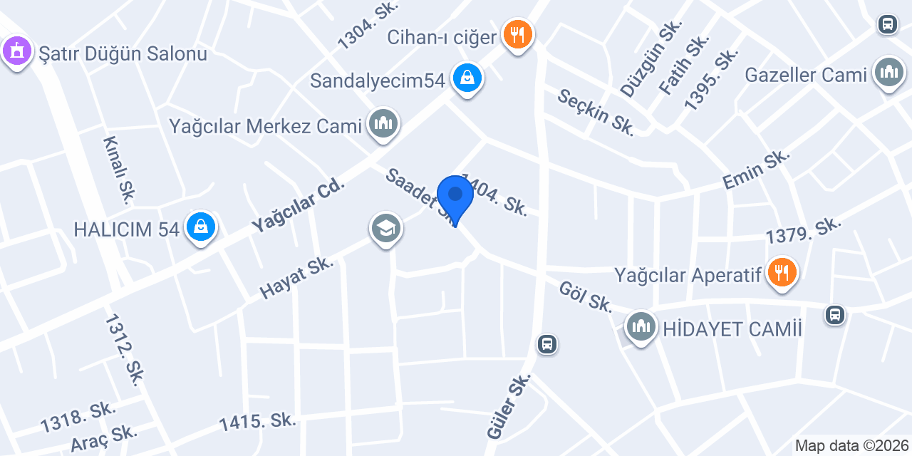 Emka Sakarya Toptan Tesisat konumu