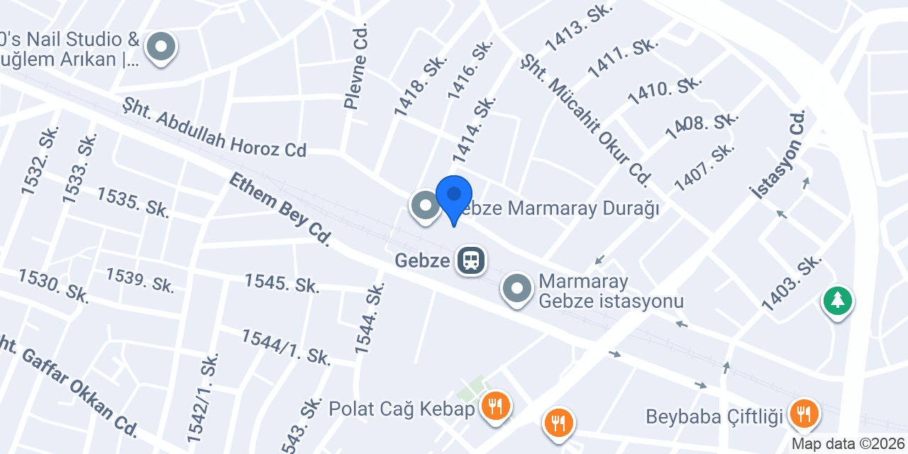 Gebze İstasyon Taksi konumu