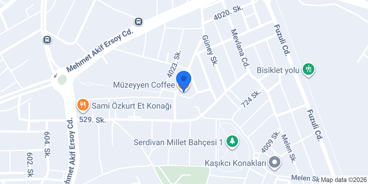 Müzeyyen Coffee konumu