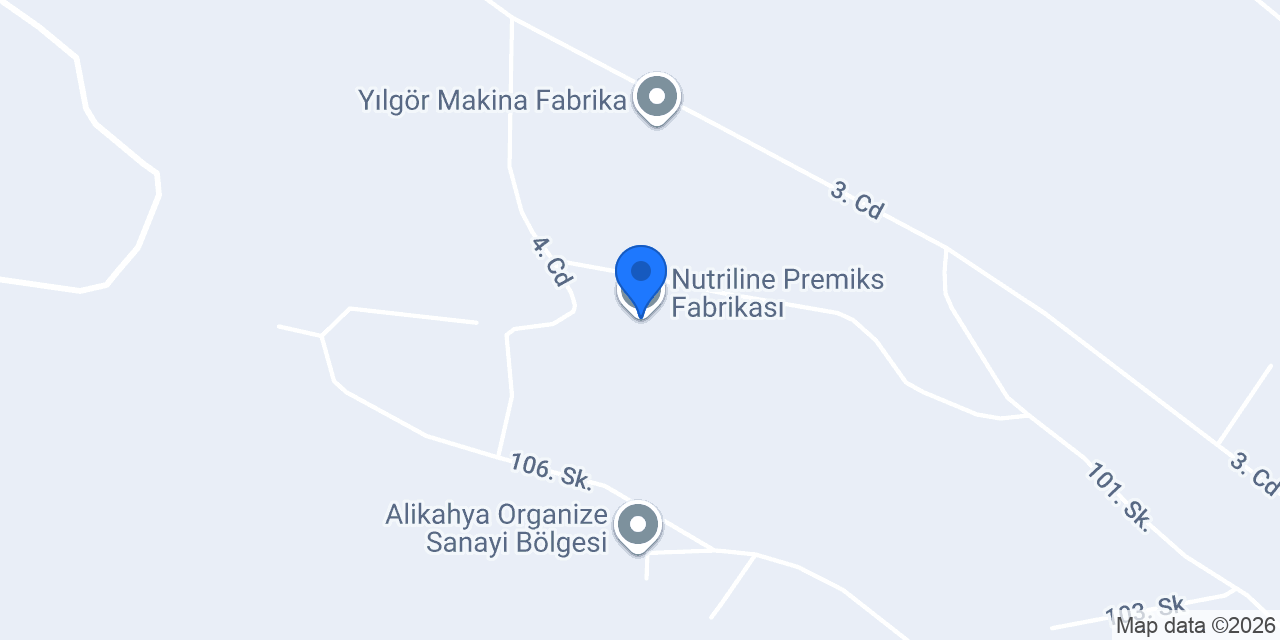 Nutriline Premiks Fabrikası konumu