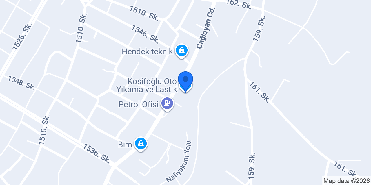 Kosifoğlu Oto Yıkama ve Lastik konumu