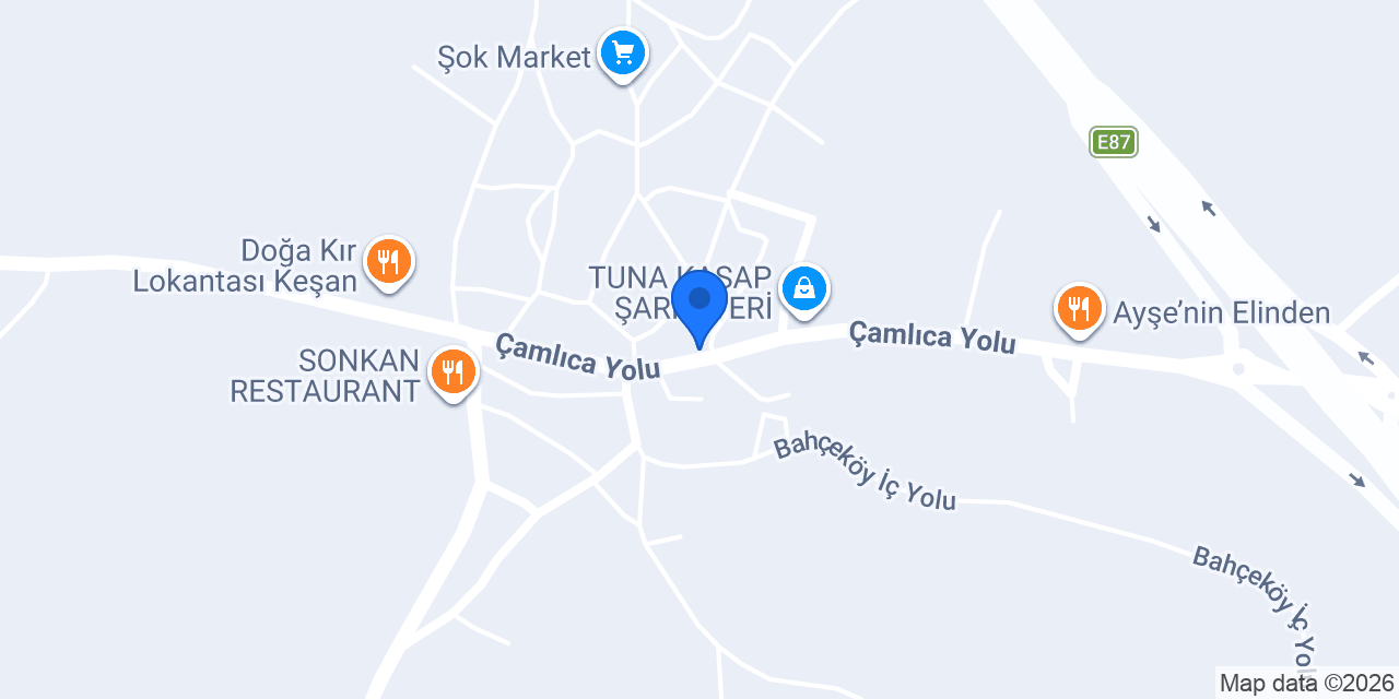 Bahçeköy maminin yeri konumu
