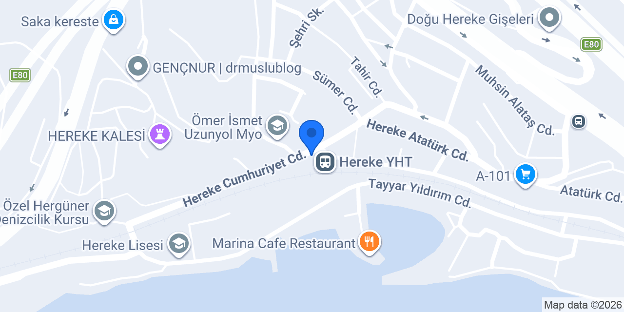 Burcu Cafe konumu