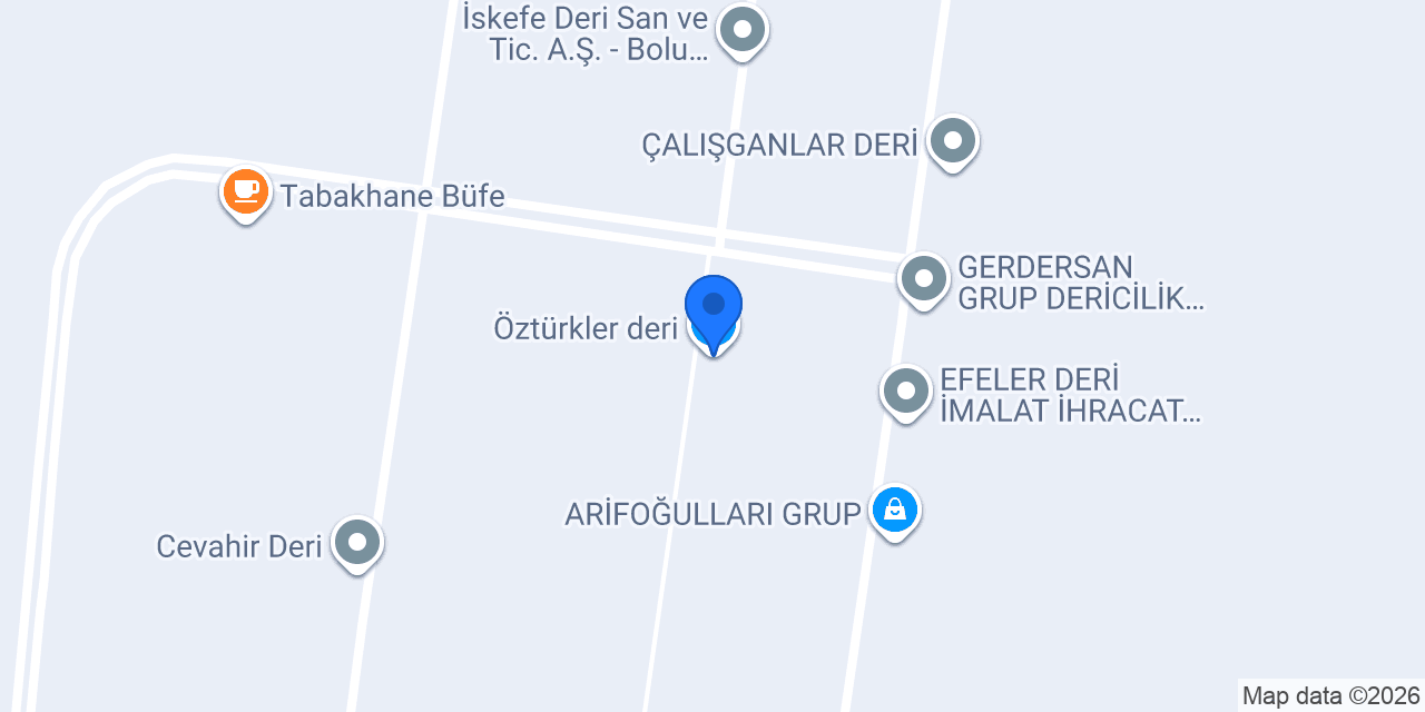 Öztürkler deri konumu