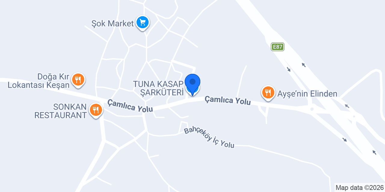 TUNA KASAP ŞARKÜTERİ konumu