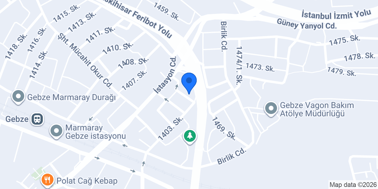GEBZE YERİNDE FAR PARLATMA konumu