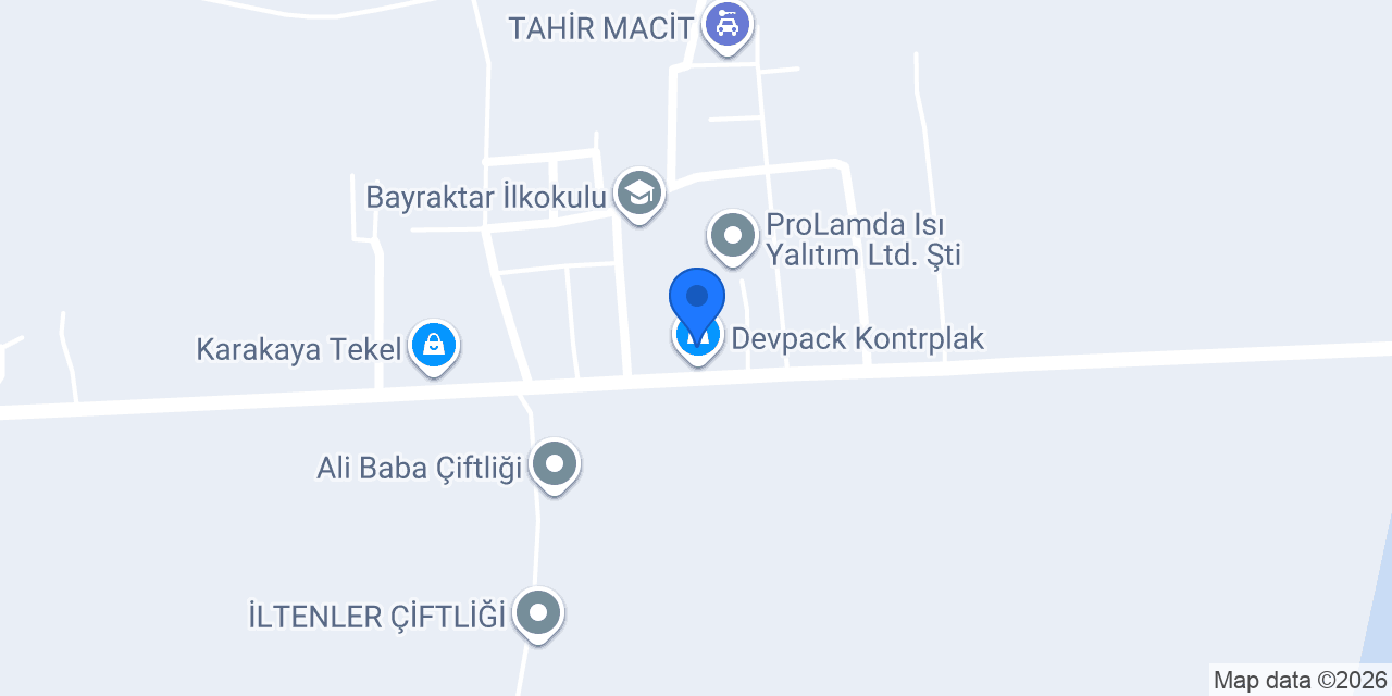 Devpack Kontrplak konumu