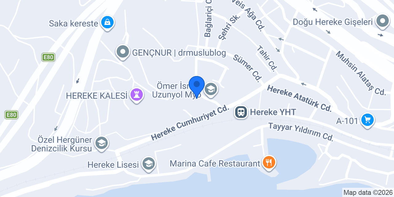 Hereke Aile Sağlığı Merkezi konumu