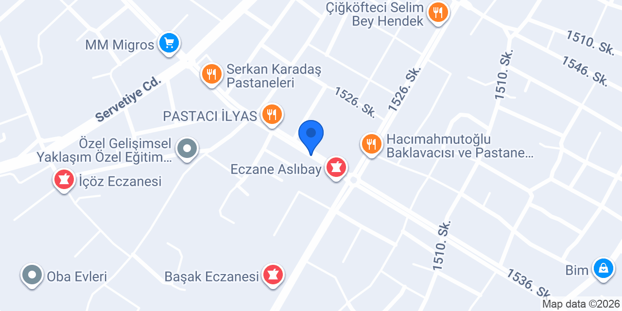 Erc Bebek konumu