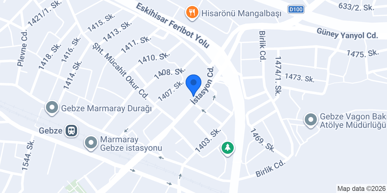 Gaziantep Baklavacısı konumu
