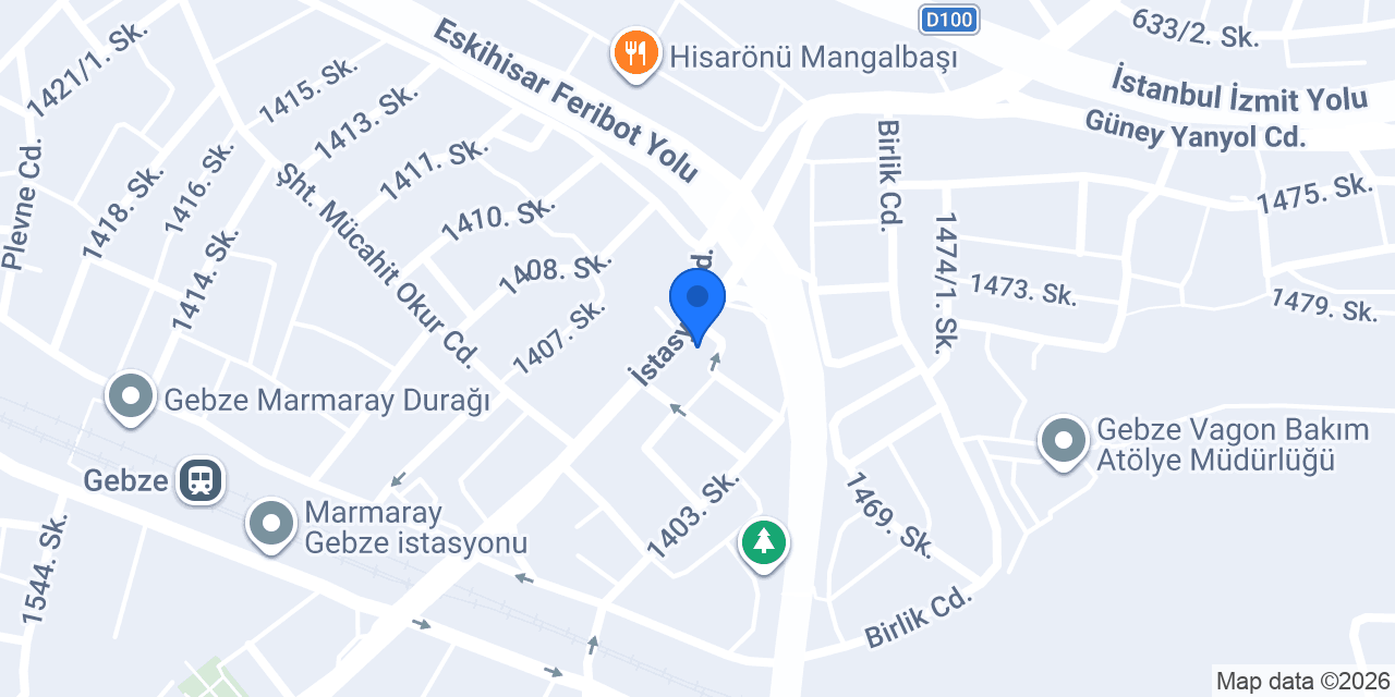 Demircan Elektrik konumu