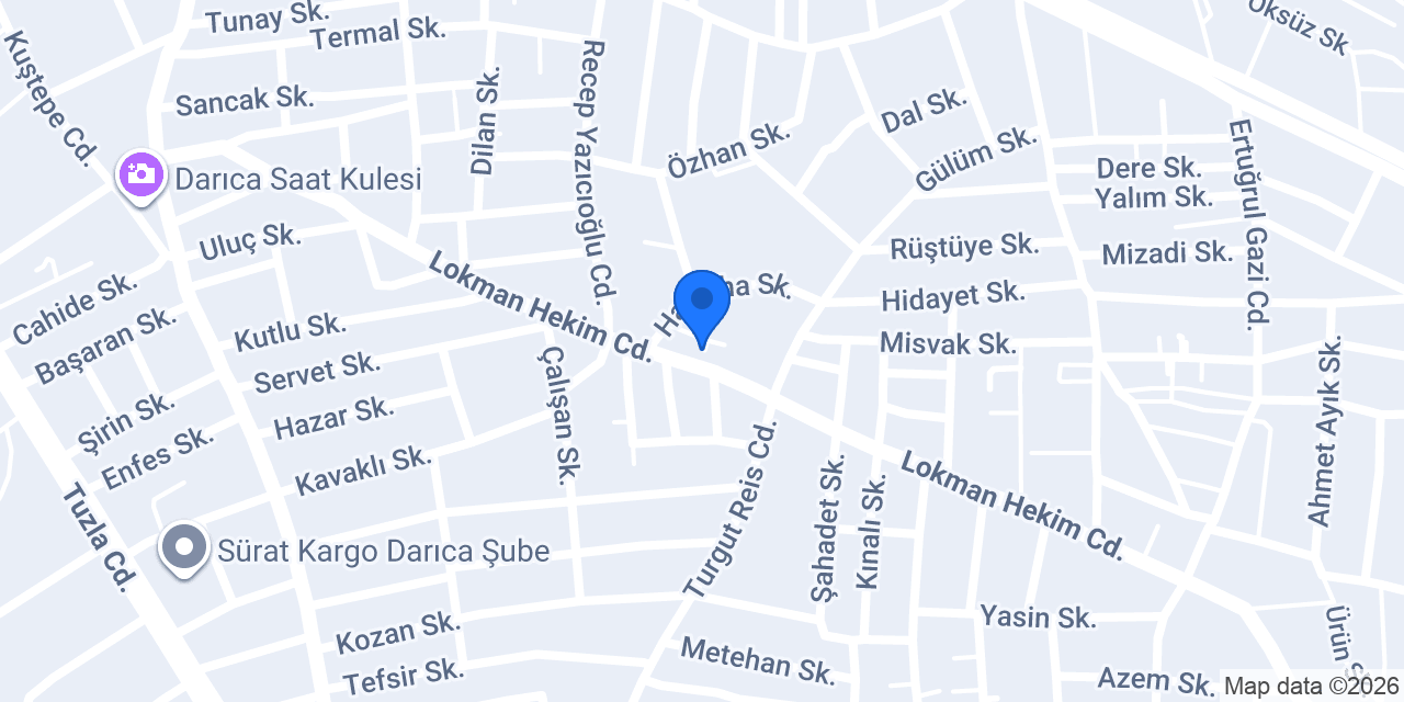 Su Kaydırakları konumu