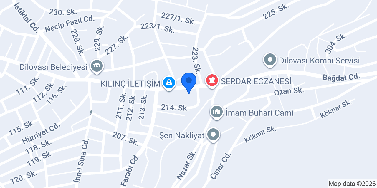 elit döner dilovası konumu