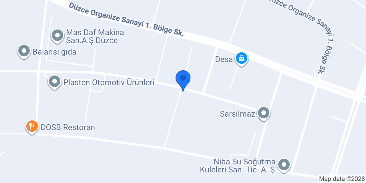 TR Mekatronik Sistemler San. ve Tic. A.Ş. konumu