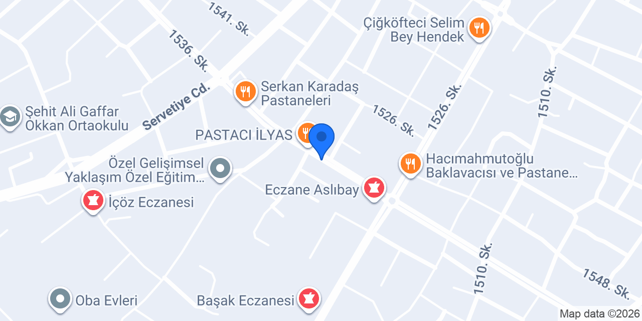 Hendek Defne çiçek evi konumu