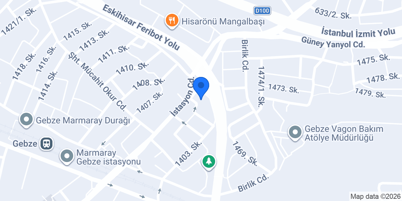 Avşar Otomotiv konumu