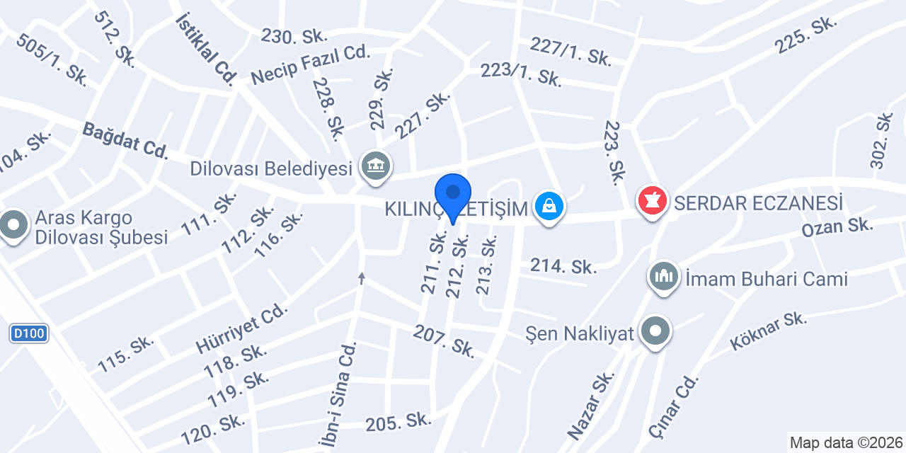KOÇ AVM konumu