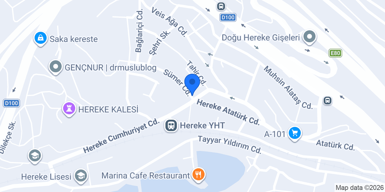 Eminiş Market konumu