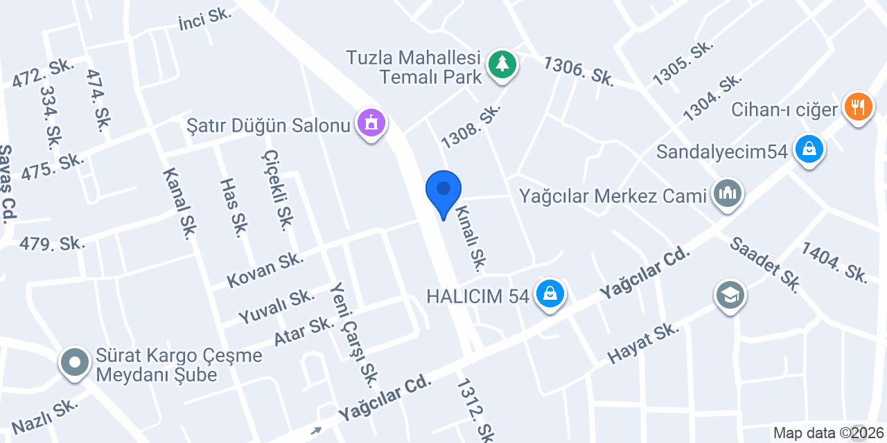 Serinet Reklam konumu