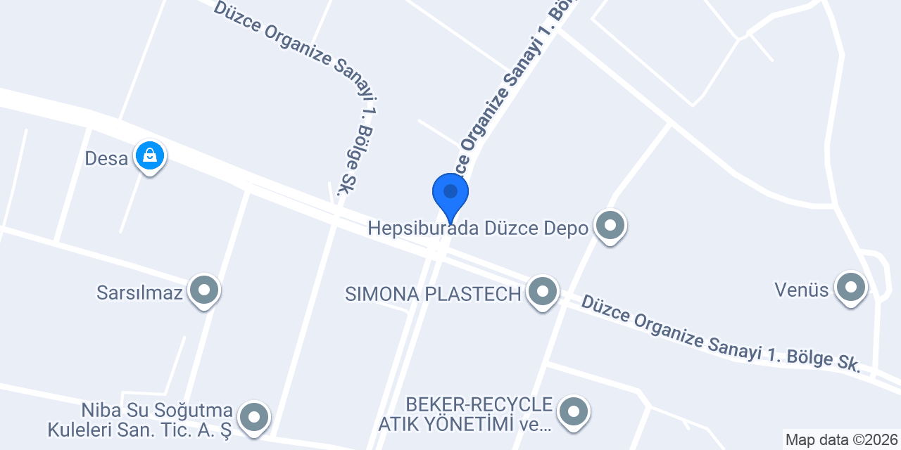 Sarsılmaz Tedarikçi konumu