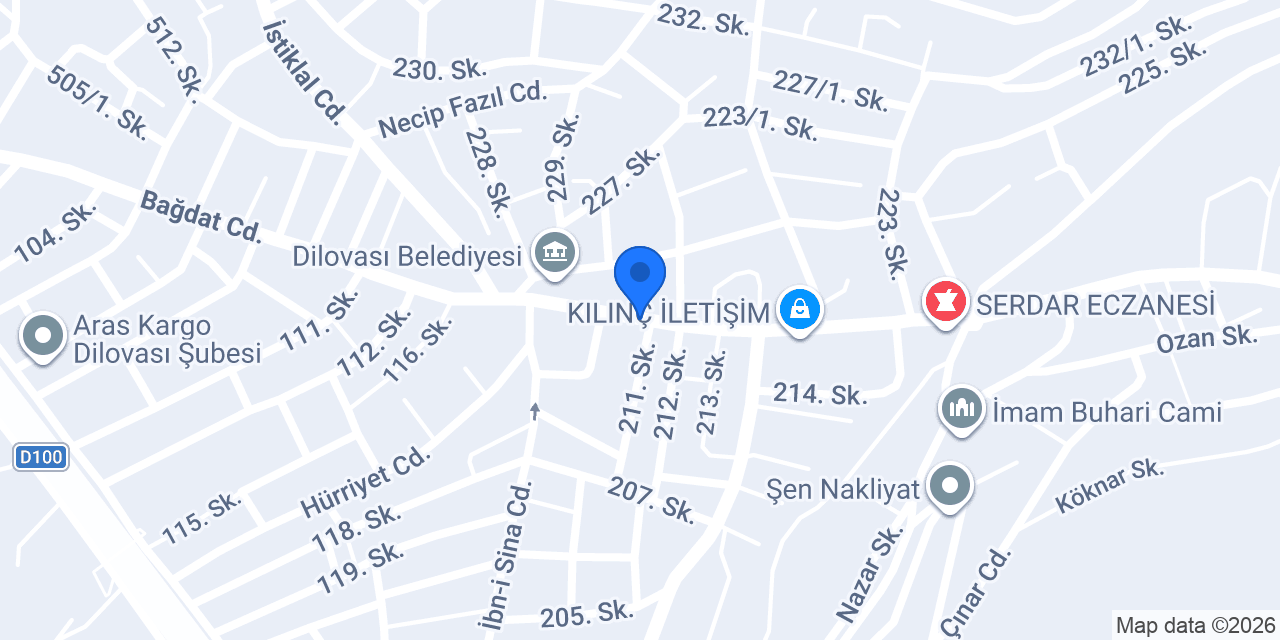 Aslı Derman Eczanesi konumu