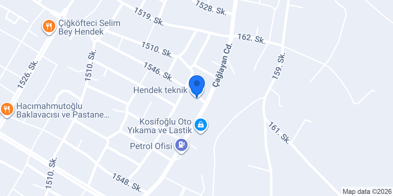 Hendek teknik konumu