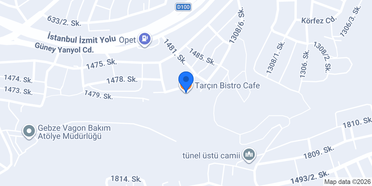 Tarçın Bistro Cafe konumu