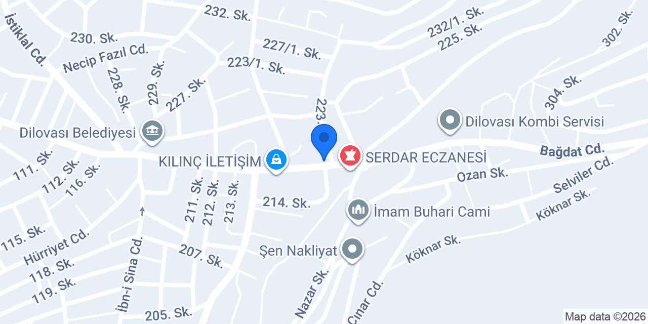 AKIN ECZANESİ konumu