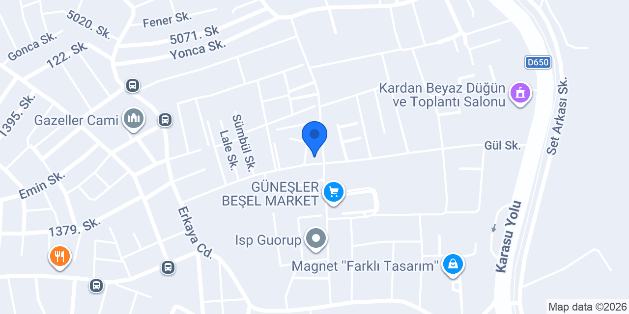 Ahmet Efendi Caffe Dondurma konumu