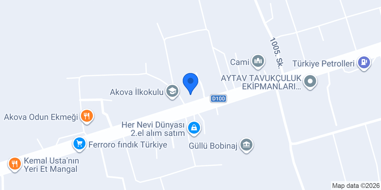 Avrasya Un - Tiryaki Danem Yem konumu