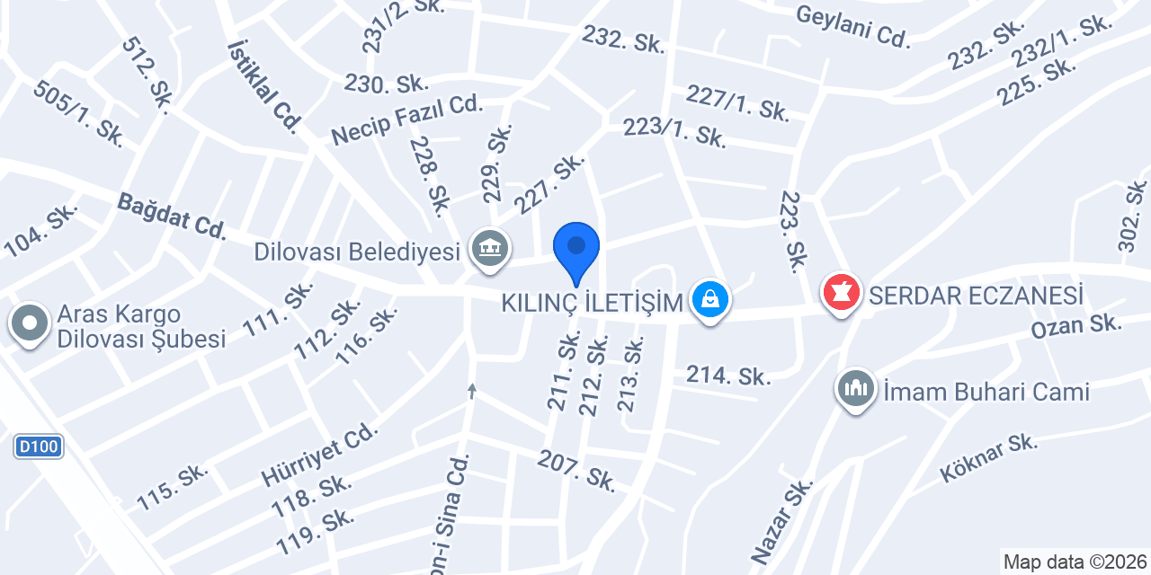 cephane iletişim konumu