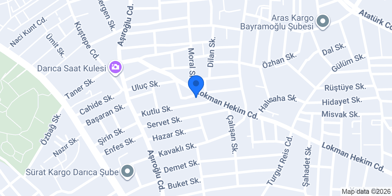 Haliloğlu toptan elektrik konumu