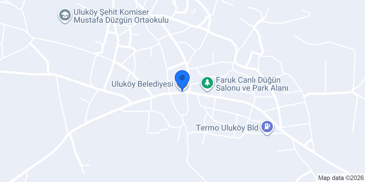 Uluköy Belediyesi konumu