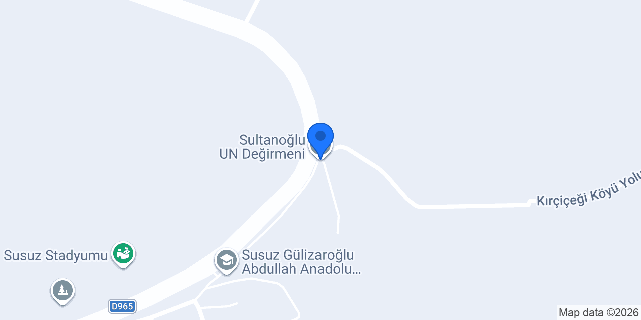 Sultanoğlu UN Değirmeni konumu