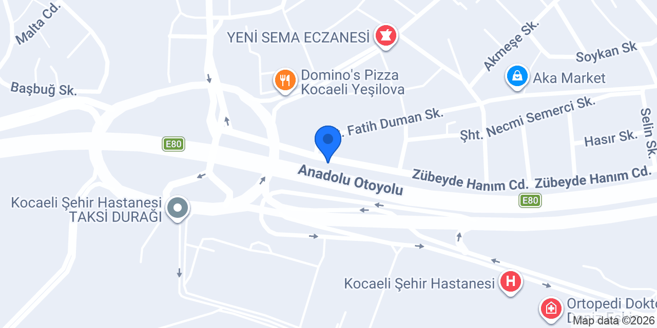 Roe Davet Salonu konumu